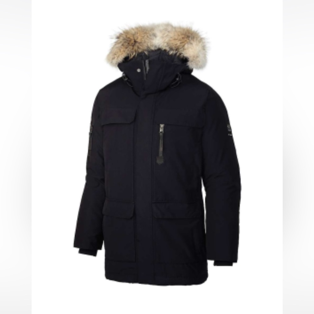 Sorel Men's Caribou Parka Jacket with Fur Hood